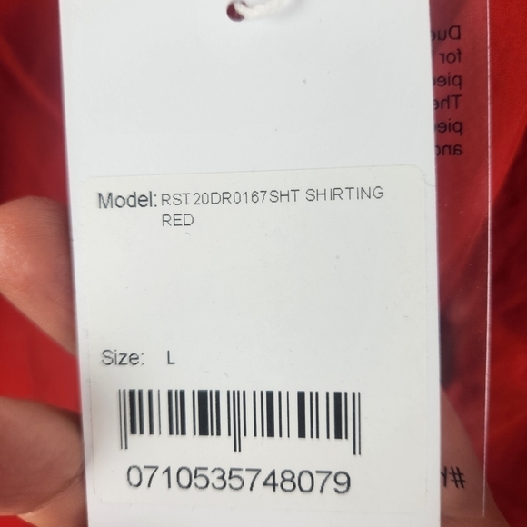 MARQUES Almeida red cotton dress size L BNWT - Picture 9 of 13